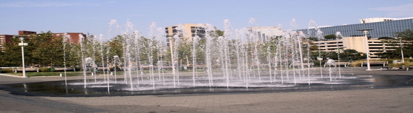Public fountain resize